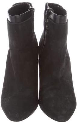 Vince Suede Ankle Wedge Boots