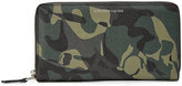 Thumbnail for your product : Alexander McQueen Camouflage Printed Zip Around Wallet