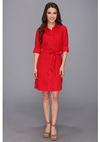 Thumbnail for your product : Pendleton Petite Palisades Linen Shirt Dress