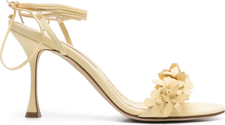 Manolo Blahnik 90mm Anista heeled sandals