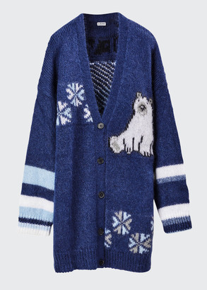 loewe oversized cardigan