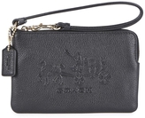Thumbnail for your product : Coach Black leather wristlet wallet