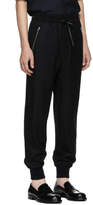 Thumbnail for your product : 3.1 Phillip Lim Black Cropped Drop Lounge Pants