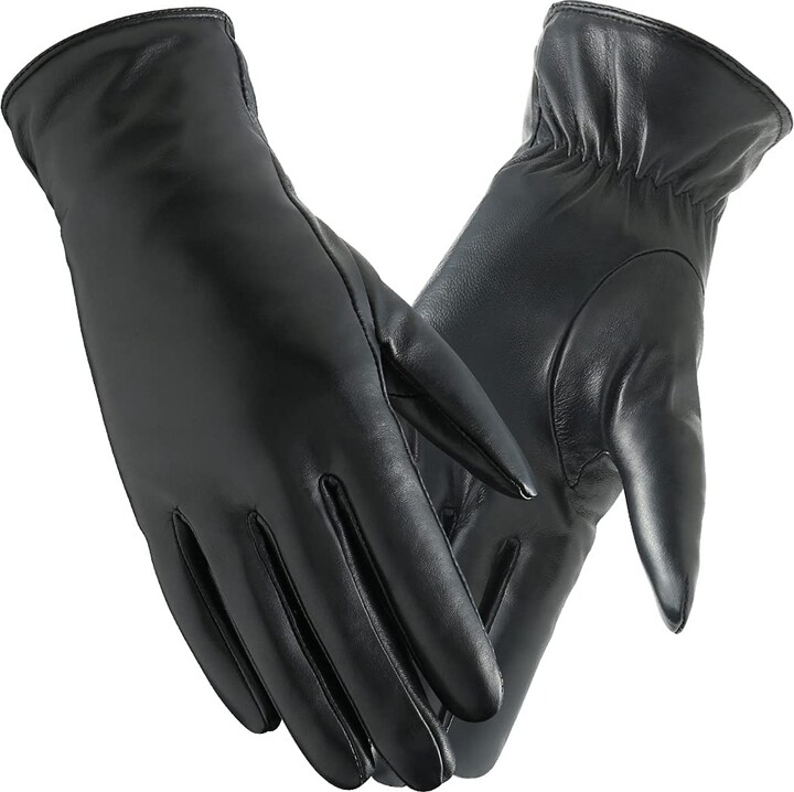 FEIQIAOSH Winter Leather Gloves for Women ShopStyle
