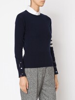Thumbnail for your product : Thom Browne 4-Bar stripe jumper