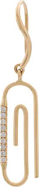 Aurélie Bidermann 18kt gold Paper Clip earring