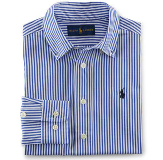 Ralph Lauren Boys 2-7 Philip Striped Dress Shirt