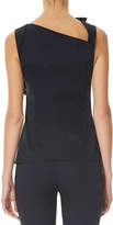 Thumbnail for your product : Carolina Herrera Sleeveless Tie-Front Top, Navy