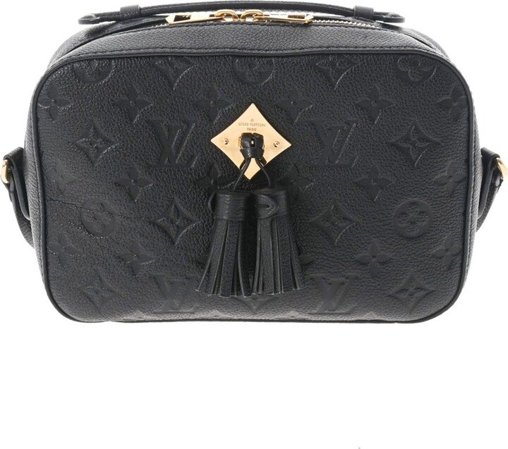 Louis Vuitton Saintonge Black Canvas Shoulder Bag (Pre-Owned