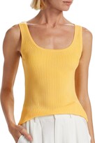 Thumbnail for your product : Zimmermann Scoopneck Rib-Knit Tank