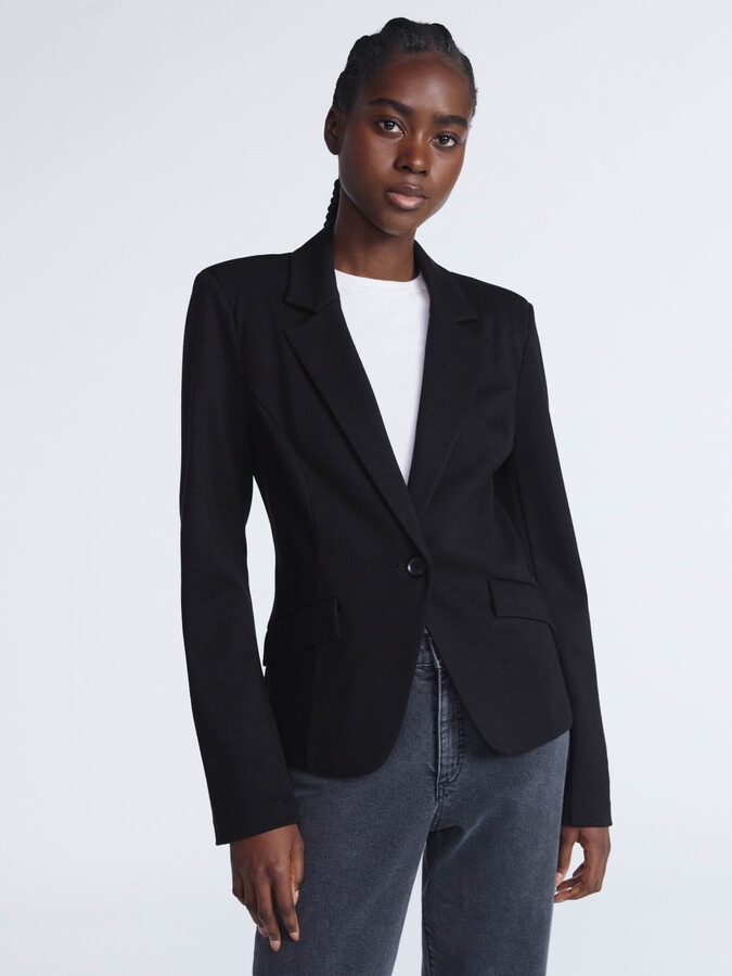 Scoop Women’s Ponte Twill Sculpted Fit Blazer, Sizes XS-XXL