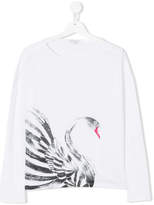 Thumbnail for your product : Little Marc Jacobs teen Swan print T-shirt