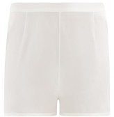 Thumbnail for your product : La Perla Silk-satin Pyjama Shorts - Ivory