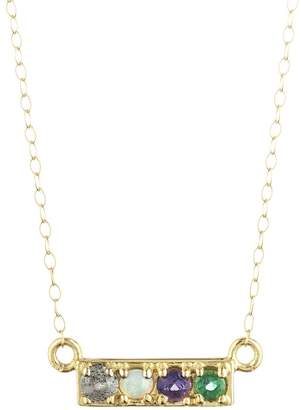 Lulu Frost CODE Word Love Necklace 18k Gold
