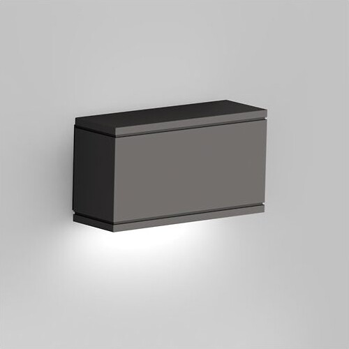 W.A.C. Lighting Rubix 2509 Indoor/Outdoor LED Wall Sconce in Silver