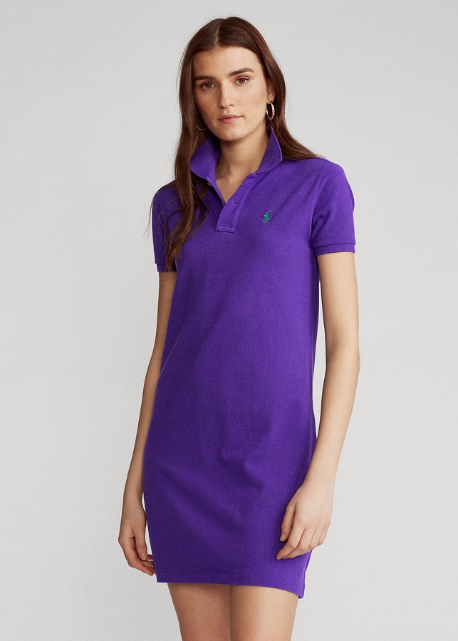 purple polo dress