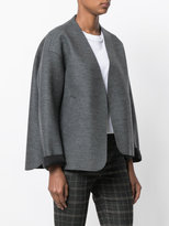Thumbnail for your product : Enfold cropped boxy fit jacket