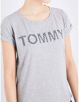 Thumbnail for your product : Tommy Hilfiger Patch-appliqué organic cotton-jersey T-shirt