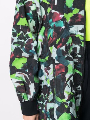 Kenzo Paint-Camouflage Print Coat