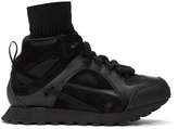 Thumbnail for your product : Maison Margiela Black Security Runner High-Top Sneakers