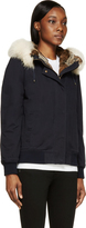 Thumbnail for your product : Yves Salomon Army by Navy Fur-Trimmed Layered Jacket