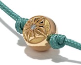 Thumbnail for your product : Shamballa Jewels 18kt yellow gold and diamond Star of Shamballa bead cord bracelet