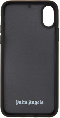 Palm Angels Black Logo iPhone X Case