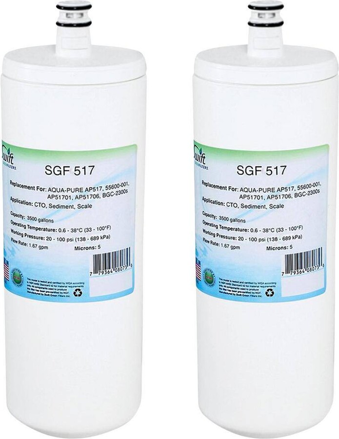 Swift Green Filters SGF-517 Replacement Commercial Water Filter Cartridge for CFS 517, (2-Pack)