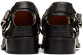 Thumbnail for your product : Toga Virilis Black Leather Slip-On Loafers
