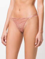 Thumbnail for your product : Carine Gilson lace detail thong