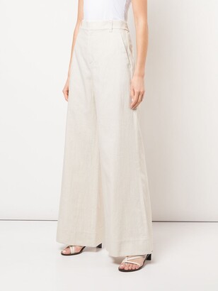 Brunello Cucinelli High Waisted Flared Trousers
