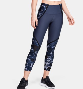 Women's HeatGear® Armour Edgelit Print Ankle Crop - ShopStyle Pants