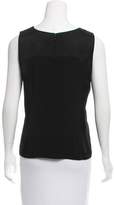 Thumbnail for your product : Sonia Rykiel Satin-Accented Boxy Top