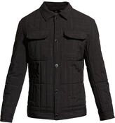 Thumbnail for your product : Karl Lagerfeld Paris Men's Allover-Logo Shirt Jacket