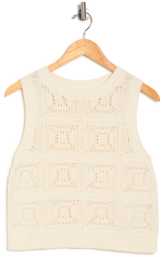Crochet Vest | Shop the world's largest collection of fashion 