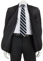 Thumbnail for your product : Marc Anthony Slim-Fit Pin-Striped Wool Black Suit Jacket - Men