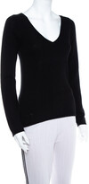 Thumbnail for your product : Zadig And Voltaire Zadig&Voltaire Black Cashmere Butterfly Jacquard Detail Sweater XS