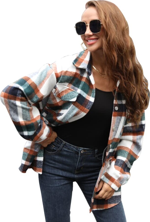 checkered womens jacket