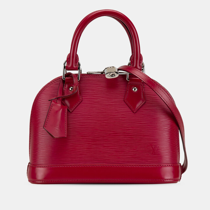 Louis Vuitton Red Epi Alma BB