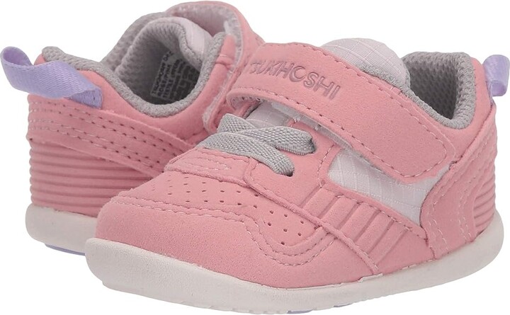 Tsukihoshi Racer (Infant/Toddler) Girls Shoes Rose/Pink : 3 Infant M, Leather