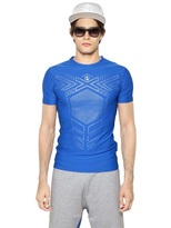 Thumbnail for your product : Dirk Bikkembergs Reflective Printed Techno Jersey T-Shirt