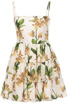 Thumbnail for your product : Agua Bendita Lima Embroidered Mini Dress