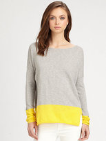 Thumbnail for your product : Vince Cotton Colorblock Sweater