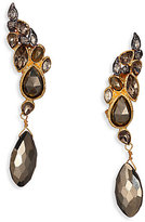 Thumbnail for your product : Alexis Bittar Elements Pheonix Pyrite & Crystal Angled Navette Drop Earrings