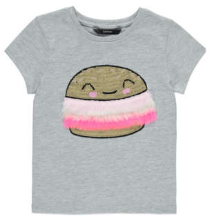George Sequin Burger T-Shirt