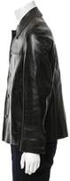 Thumbnail for your product : Gucci Point Collar Leather Jacket