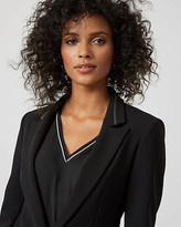 Thumbnail for your product : Le Château Knit Crepe Notch Collar Blazer