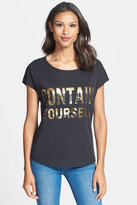 Thumbnail for your product : Kenneth Cole New York 'Mika' Foiled Print Tee