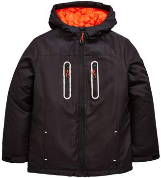 Very Padded Coat With Zip Detail