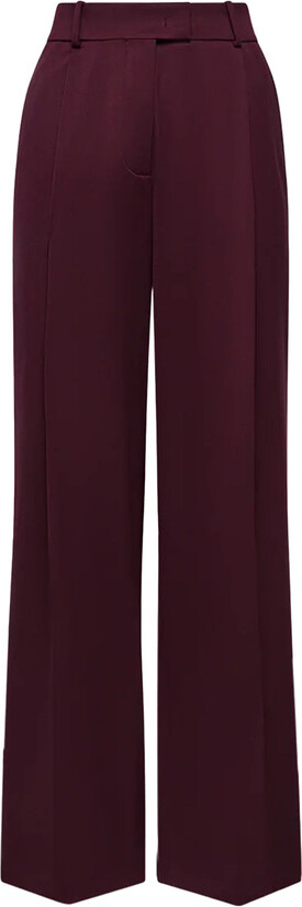 ANOTHER TOMORROW Relaxed Wide-Leg Pant